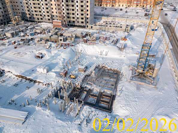 Ход строительства 3 февраля 2026