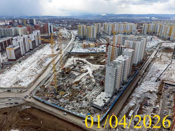 Ход строительства 1 апреля 2026