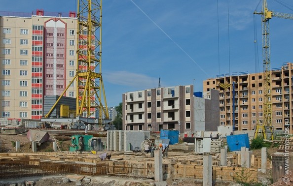 Ход строительства август 2013