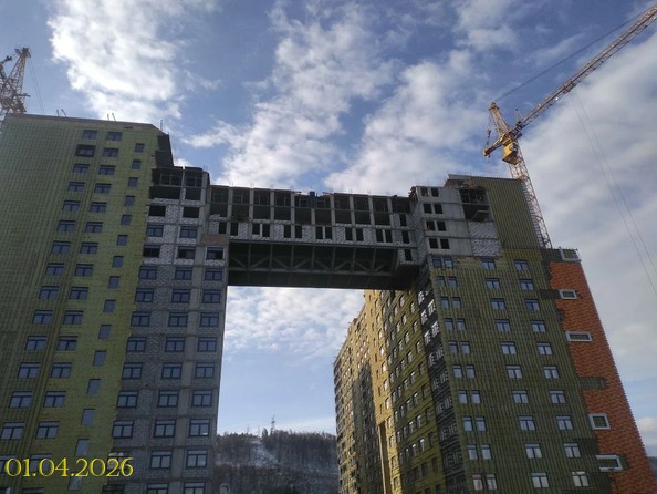 Ход строительства 1 апреля 2026