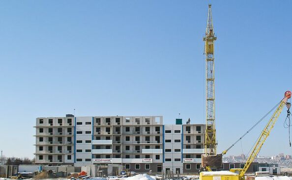Ход строительства февраль 2012