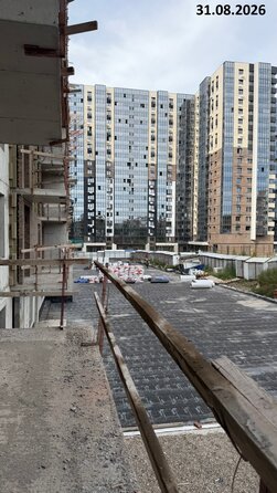 Ход строительства 31 августа 2026