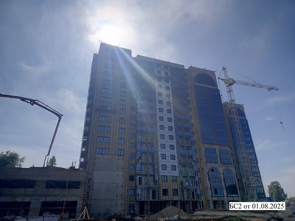 Ход строительства 1 августа 2025