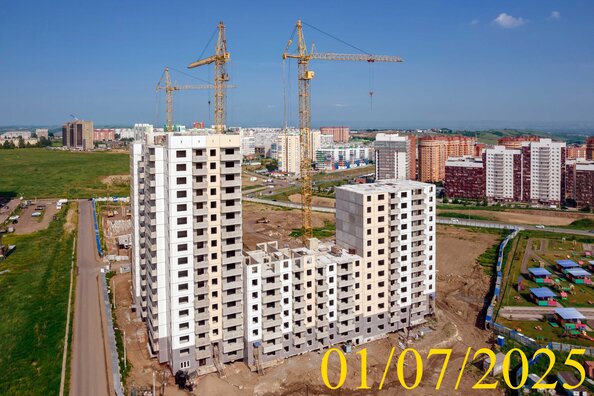 Ход строительства 1 июля 2025