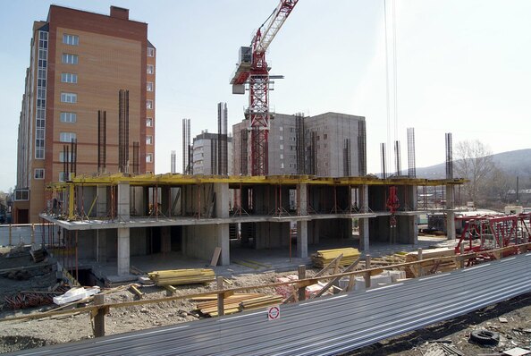 Ход строительства апрель 2013