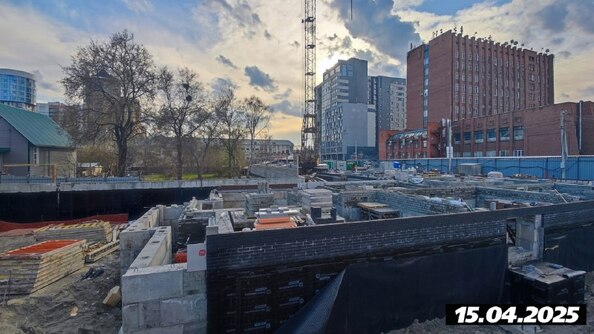 Ход строительства 15 апреля 2025