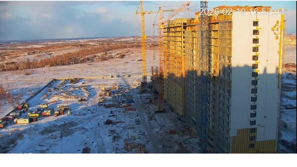 Ход строительства 19 февраля 2026