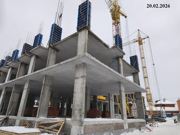 Ход строительства 20 февраля 2026