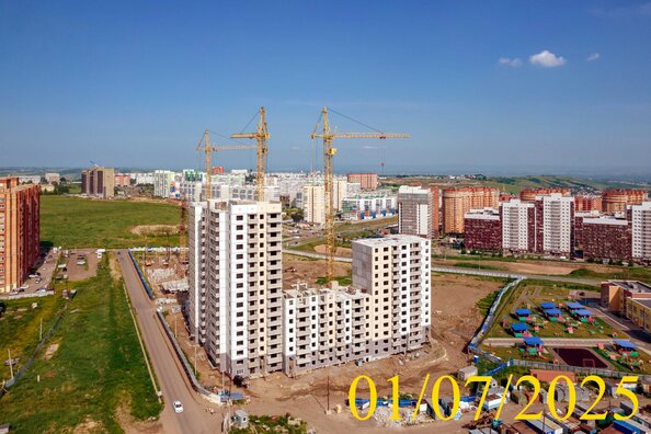 Ход строительства 1 июля 2025