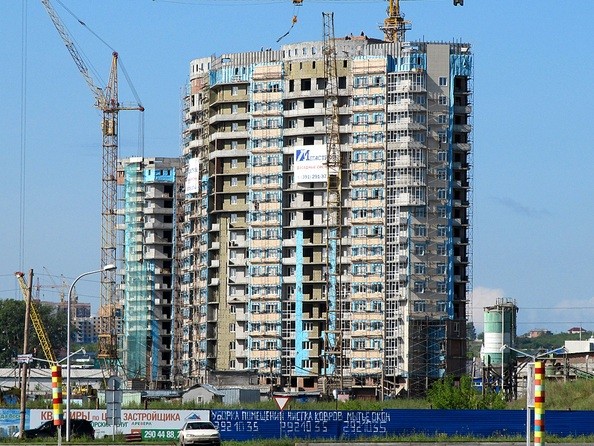 Ход строительства август 2009