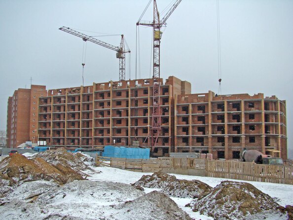 Ход строительства апрель 2010