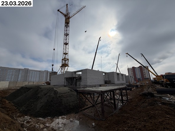 Ход строительства 23 марта 2026