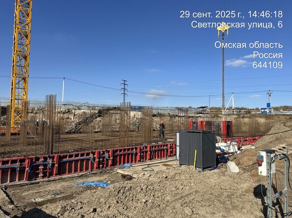 Ход строительства 29 сентября 2025