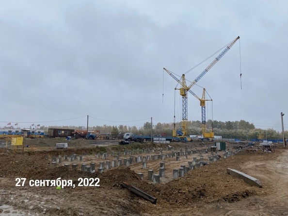 Ход строительства 27 сентября 2022