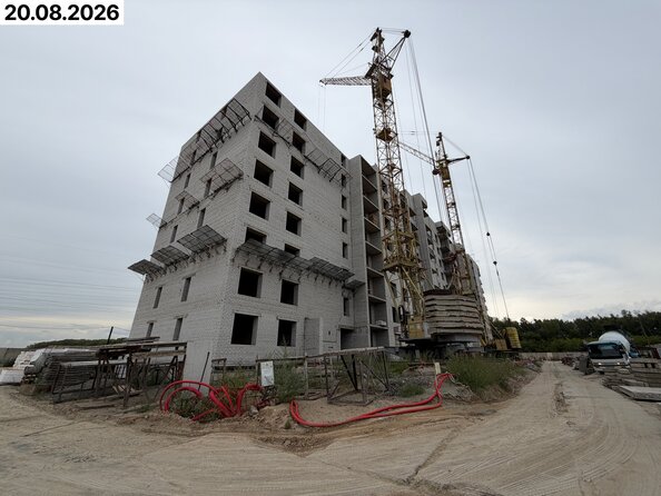 Ход строительства 25 августа 2026