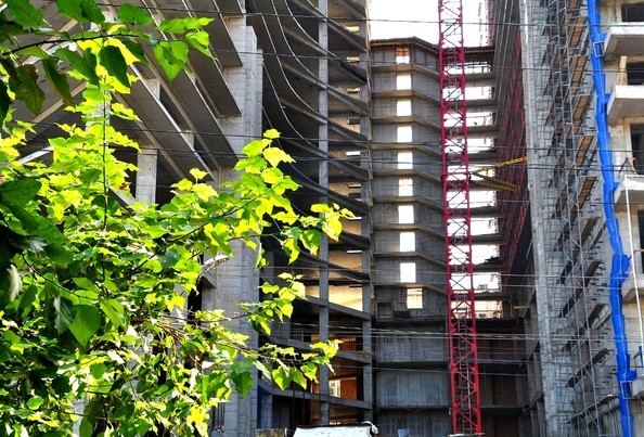 Ход строительства Август 2013