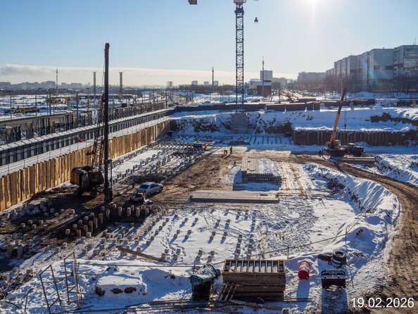 Ход строительства 19 февраля 2026