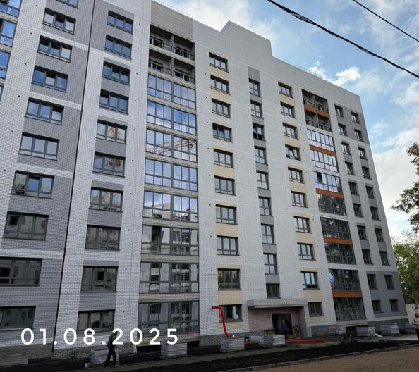 Ход строительства 1 августа 2025