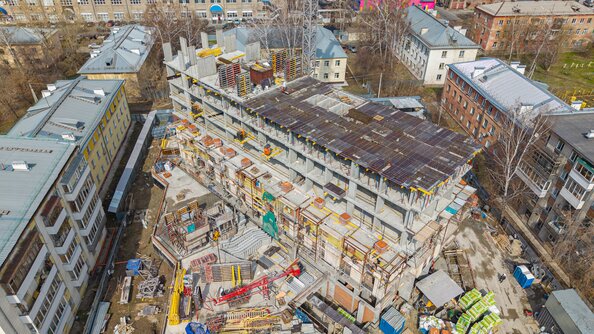 Ход строительства 25 апреля 2025