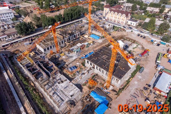 Ход строительства 19 августа 2025
