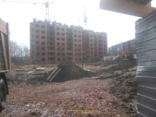Ход строительства апрель 2012