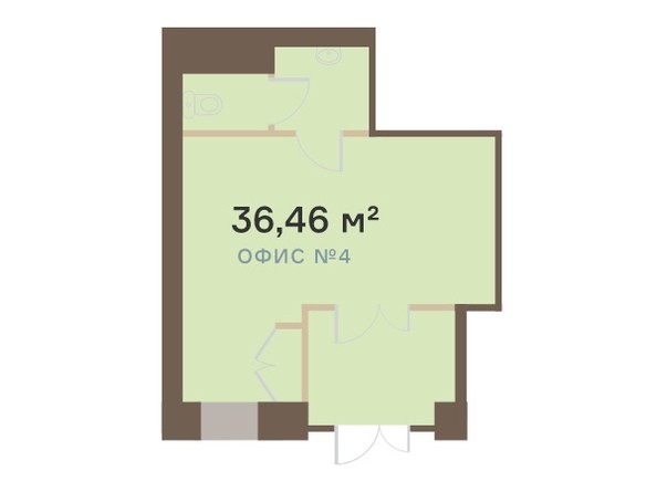 Планировка  36,46 м²