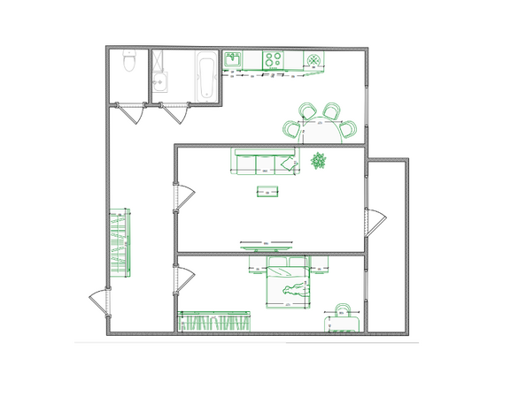Планировка 2-комн 64,9 м²