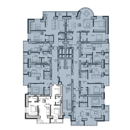 
   Продам 3-комнатную, 72.6 м², Портовый, 1 очередь

. Фото 1.