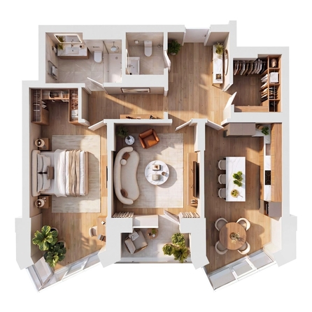 
  Продается 2-комн. квартира 72.9 м², в ЖК Суриков, дом 1. Фото 4.