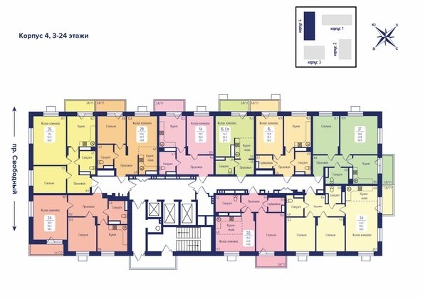 
   Продам 1-комнатную, 36.4 м², Univers (Универс), 2 квартал

. Фото 2.