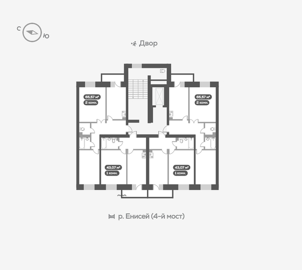 
   Продам 2-комнатную, 65.6 м², Академгородок ул, 78

. Фото 19.