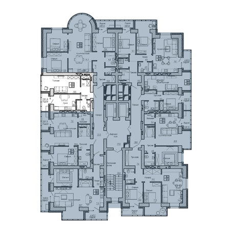 
   Продам 1-комнатную, 43.4 м², Портовый, 1 очередь

. Фото 1.