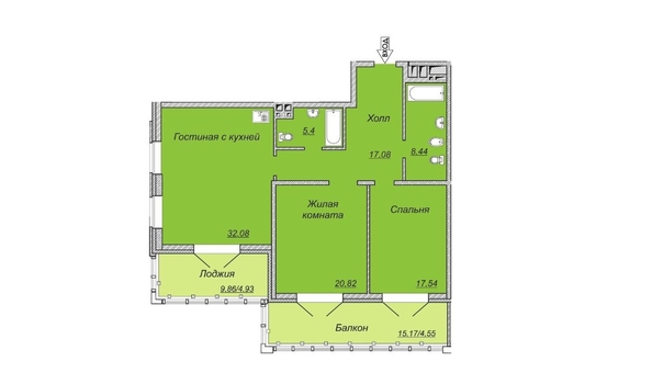 
   Продам 3-комнатную, 113 м², Ладо Кецховели ул, 36

. Фото 2.