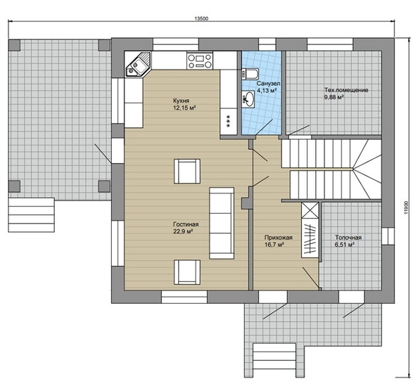 
   Продам дом, 150 м², Красноярск

. Фото 5.