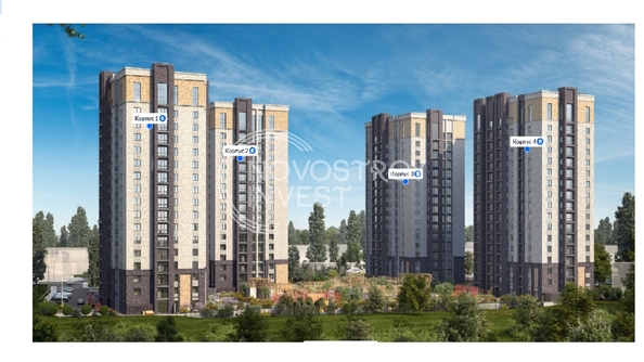 
   Продам 2-комнатную, 57.7 м², Барбарис

. Фото 3.