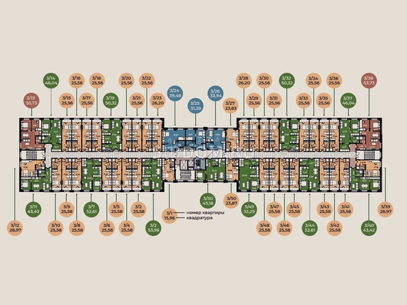 
   Продам 1-комнатный апартамент, 39.5 м², Сады ул, 6г

. Фото 1.