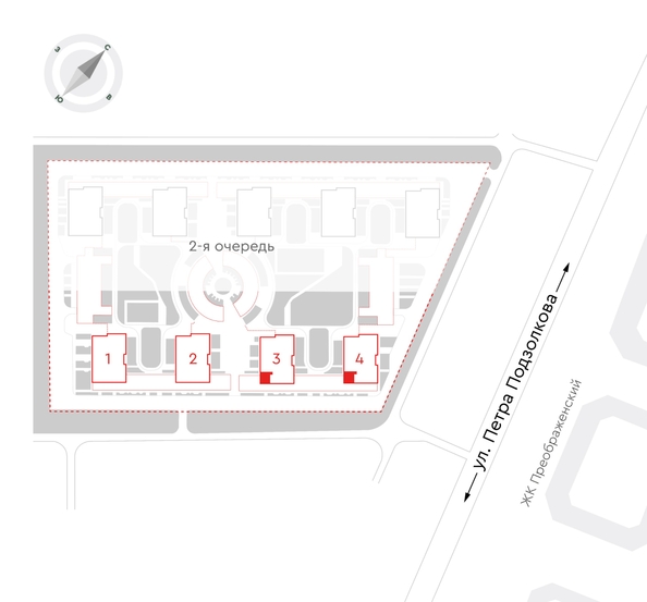 
   Продам 2-комнатную, 54.2 м², Чижи, 1 очередь

. Фото 1.