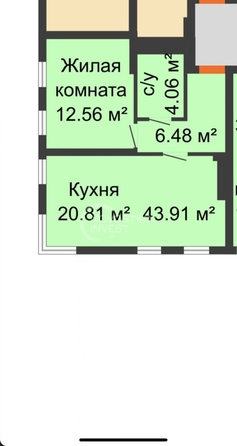 
   Продам 2-комнатную, 44 м², Сказочный, дом 1

. Фото 4.