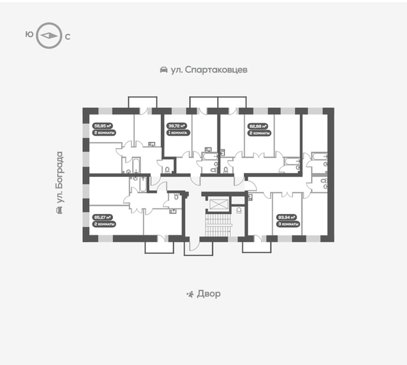 
   Продам 2-комнатную, 63.7 м², Ладо Кецховели ул, 27

. Фото 16.