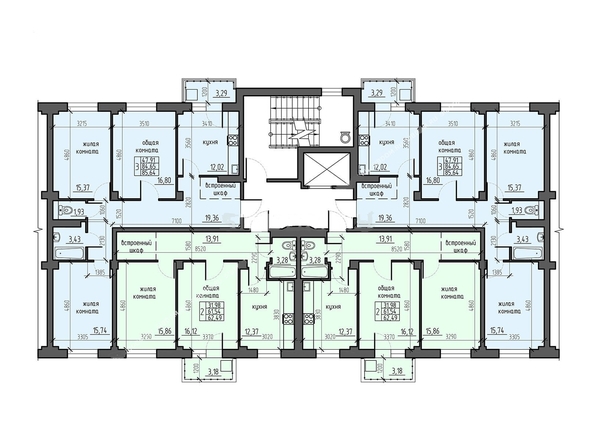 
   Продам 3-комнатную, 85.64 м², Северное шоссе, 48а

. Фото 7.