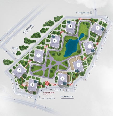 
  Продается 3-комн. квартира, 67.2 м², ЖК SCANDIS OZERO (Скандис озеро), 4
. Фото 2.