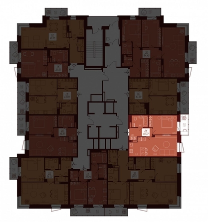 
  Продается 2-комн. квартира, 49.37 м², ЖК АЙВАЗОВSKY (АЙВАЗОВСКИЙ), 2
. Фото 1.