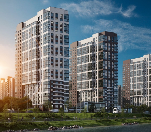 
  Продается 3-комн. квартира, 78.4 м², ЖК Суриков, дом 1
. Фото 2.
