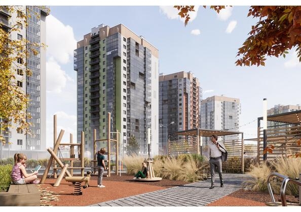 
  Продается 1-комн. квартира, 41.28 м², ЖК ЛЕТО, дом 2
. Фото 1.
