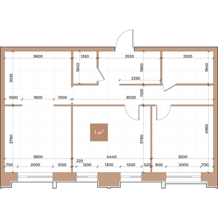 
  Продается 2-комн. квартира, 77.5 м², ЖК Небо над Енисеем, корпус 3
. Фото 3.