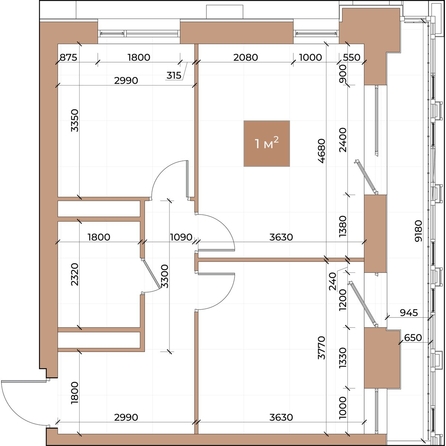 
  Продается 2-комн. квартира, 54.9 м², ЖК Небо над Енисеем, корпус 4
. Фото 3.