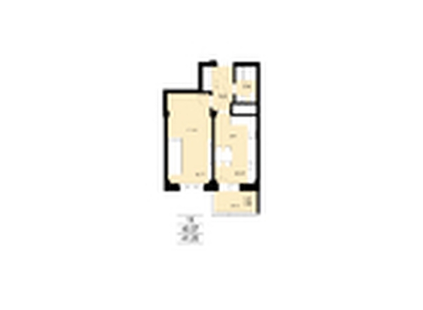 
  Продается 1-комн. квартира, 39.35 м², ЖК ЛЕТО, дом 2
. Фото 2.