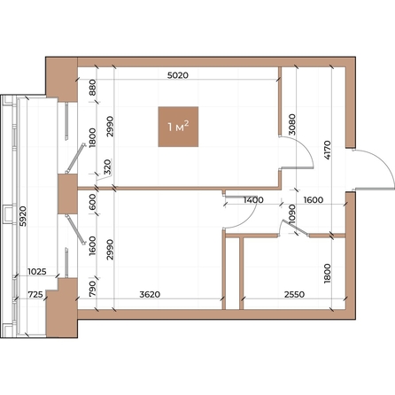 
  Продается 1-комн. квартира, 39.2 м², ЖК Небо над Енисеем
. Фото 2.