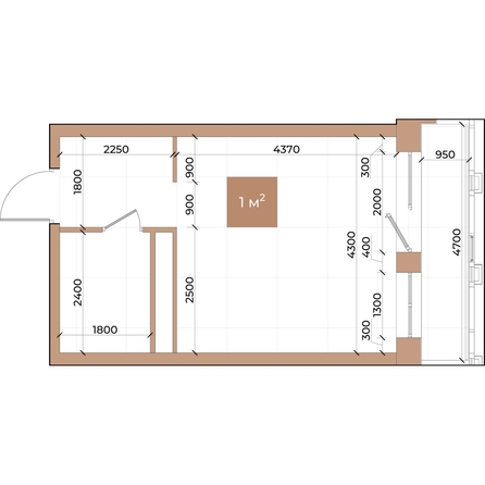 
  Продается студия, 27.8 м², ЖК Небо над Енисеем
. Фото 3.