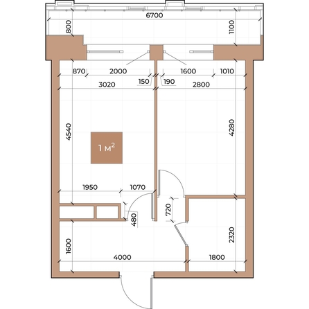 
  Продается 1-комн. квартира 38.4 м², в ЖК Небо над Енисеем. Фото 3.